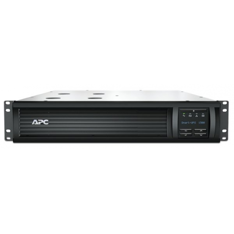 APC Smart-UPS SMT1500RM2UC - UPS (rack-mountable) - AC 120 V - 1 kW - 1440 VA - 1 x battery - USB, serial - output connectors: 6 - 2U - black - with APC SmartConnect - for P / N: SCL500RM1UC, SCL500RM1UNC, SMTL1000RM2UC, SMTL750RM2UC, SMX2000LVNCUS, SMX2000LVUS - 0