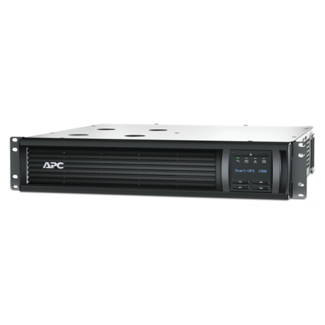 APC Smart-UPS SMT1500RM2UC - UPS (rack-mountable) - AC 120 V - 1 kW - 1440 VA - 1 x battery - USB, serial - output connectors: 6 - 2U - black - with APC SmartConnect - for P / N: SCL500RM1UC, SCL500RM1UNC, SMTL1000RM2UC, SMTL750RM2UC, SMX2000LVNCUS, SMX2000LVUS - 5