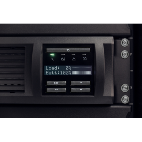 APC Smart-UPS SMT1500RM2UC - UPS (rack-mountable) - AC 120 V - 1 kW - 1440 VA - 1 x battery - USB, serial - output connectors: 6 - 2U - black - with APC SmartConnect - for P / N: SCL500RM1UC, SCL500RM1UNC, SMTL1000RM2UC, SMTL750RM2UC, SMX2000LVNCUS, SMX2000LVUS - 6