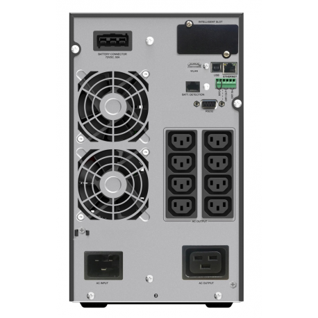 PowerWalker VFI 3000 ICT IoT - UPS - 3000 Watt - 3000 VA - 9 Ah - Ethernet, RS-232, USB - output connectors: 9 - 10
