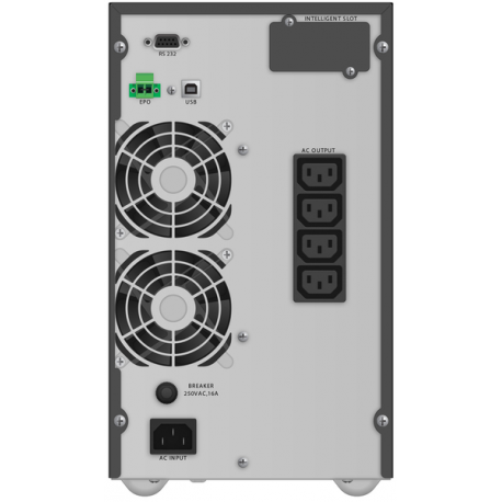 PowerWalker VFI 2000 TG - UPS - 1800 Watt - 2000 VA - 9 Ah - RS-232, USB - output connectors: 4 - 2