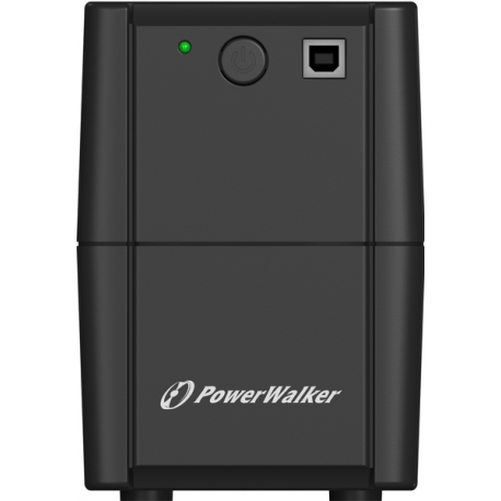 PowerWalker VI 650 SE - UPS - AC 220/230/240 V - 360 Watt - 600 VA - 7 Ah - USB - output connectors: 2 - black - 8