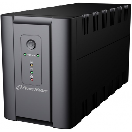 PowerWalker VI 2200 - UPS - AC 220 / 230 / 240 V - 1.2 kW - 2200 VA - 9 Ah - USB - output connectors: 4 - black - 3
