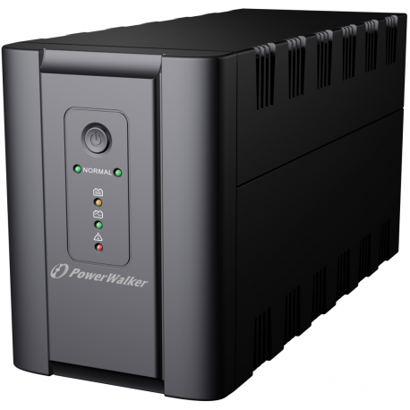 PowerWalker VI 2200 - UPS - AC 220 / 230 / 240 V - 1.2 kW - 2200 VA - 9 Ah - USB - output connectors: 4 - black - 7