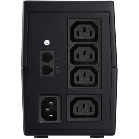 PowerWalker VI 850SE LCD / IEC - UPS - AC 230 V - 480 Watt - 850 VA - 9 Ah - USB - output connectors: 4 - black - 2