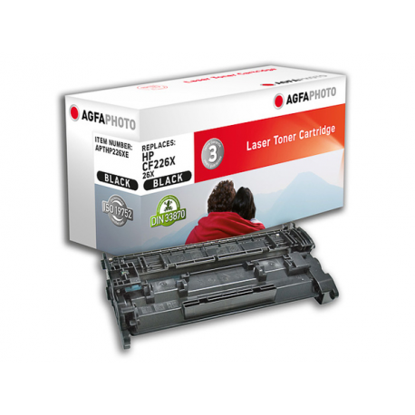 AgfaPhoto - Black - compatible - toner cartridge (alternative for: HP CF226X, HP 26X) - for HP LaserJet Pro M402, MFP M426 - 0