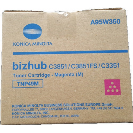 Konica Minolta TNP-49M - Magenta - original - toner cartridge - for bizhub C3351 - 1