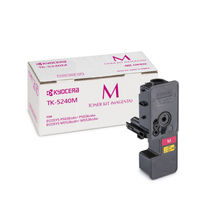 Kyocera TK 5240M - Magenta - original - toner cartridge - for ECOSYS M5526, P5026 - 8