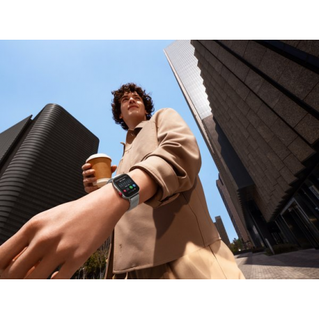 Huawei Watch Fit 3 - Aluminium alloy - smart watch with strap - fluoroelastomer - wrist size: 130-210 mm - display 1.82" - Bluetooth, Wi-Fi - 26 g - black - 3