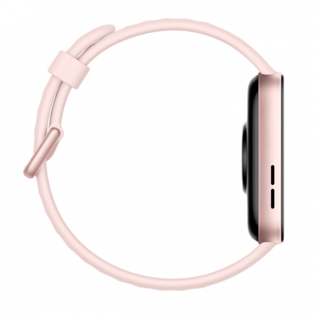 Huawei Watch Fit 3 - Aluminium alloy - smart watch with strap - fluoroelastomer - pink - wrist size: 120-190 mm - display 1.82" - Bluetooth, Wi-Fi - 26 g - pink - 7