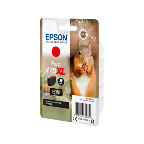 Epson 478XL - 10.2 ml - high capacity - red - original - ink cartridge - for Expression Home HD XP-15000 - 11