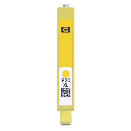 HP 920XL - 6 ml - High Yield - yellow - original - ink cartridge - for Officejet 6000, 6000 E609a, 6500, 6500 E709a, 6500A, 6500A E710a, 7000 E809a, 7500A - 63