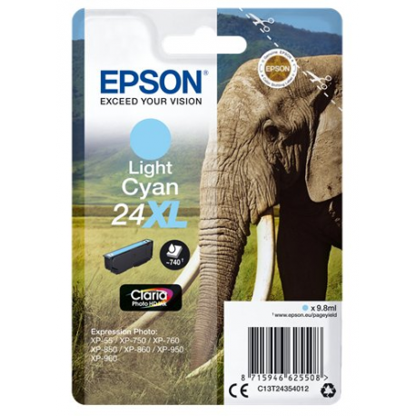 ink Singlepack Light Cyan 24XL - 8