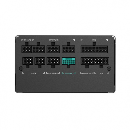 Deepcool PN850M - Power supply (internal) - ATX12V 3.1 / EPS12V - 80 PLUS Gold - AC 100-240 V - 750 Watt - active PFC - Europe - black - 2