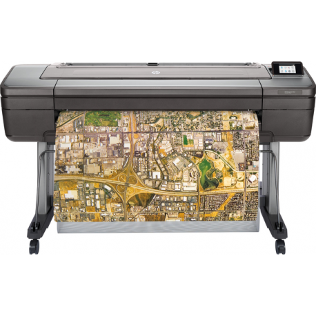 HP DesignJet Z6dr PostScript with V-Trimmer - 44" large-format printer - colour - ink-jet - Roll (111.8 cm) - 2400 x 1200 dpi - up to 1.1 min / page (mono)  /  up to 1.1 min / page (colour) - Gigabit LAN, USB host - cutter - 0