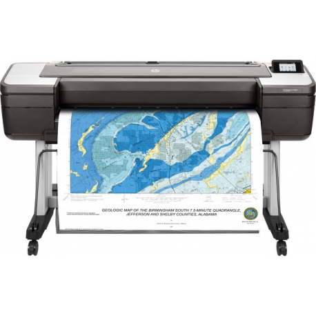 HP DesignJet T1700dr - 44" large-format printer - colour - ink-jet - 1118 x 1676 mm - 2400 x 1200 dpi - up to 0.55 min / page - Gigabit LAN, USB host - cutter - 0