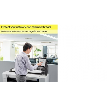 HP DesignJet T1600 - 36" large-format printer - colour - ink-jet - Roll (91.4 cm x 91.4 m), 914 x 1219 mm - 2400 x 1200 dpi - up to 3 ppm (mono)  /  up to 3 ppm (colour) - capacity: 1 roll - Gigabit LAN - cutter - 13