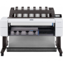 HP DesignJet T1600dr - 36" large-format printer - colour - ink-jet - Roll (91.4 cm x 91.4 m), 914 x 1219 mm - 2400 x 1200 dpi - up to 3 ppm (mono)  /  up to 3 ppm (colour) - capacity: 2 rolls - Gigabit LAN - cutter