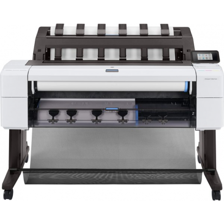 HP DesignJet T1600dr PostScript - 36" large-format printer - colour - ink-jet - Roll (91.4 cm x 91.4 m), 914 x 1219 mm - 2400 x 1200 dpi - up to 0.32 min / page (mono) / up to 0.32 min / page (colour) - capacity: 2 rolls - Gigabit LAN - cutter - 0
