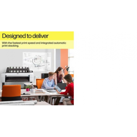 HP DesignJet T1600dr PostScript - 36" large-format printer - colour - ink-jet - Roll (91.4 cm x 91.4 m), 914 x 1219 mm - 2400 x 1200 dpi - up to 0.32 min / page (mono) / up to 0.32 min / page (colour) - capacity: 2 rolls - Gigabit LAN - cutter - 19
