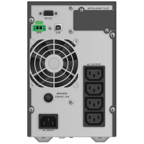 PowerWalker VFI 1000 TG - UPS - 900 Watt - 1000 VA - 9 Ah - RS-232, USB - output connectors: 4 - 3