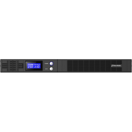 PowerWalker VI 500 R1U - UPS (rack-mountable) - AC 165-290 V - 300 Watt - 500 VA - 7 Ah - RS-232, USB - output connectors: 4 - 1U - 19" - 10