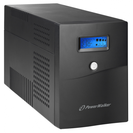 PowerWalker VI 3000 SCL - UPS - AC 162-290 V - 1800 Watt - 3000 VA - 9 Ah - RS-232, USB - output connectors: 4 - 6