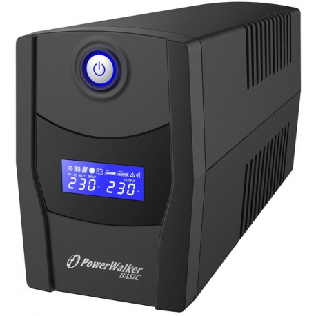 PowerWalker Basic VI 800 STL - UPS - AC 162-290 V - 480 Watt - 800 VA - 7.2 Ah - USB - output connectors: 2 - 4