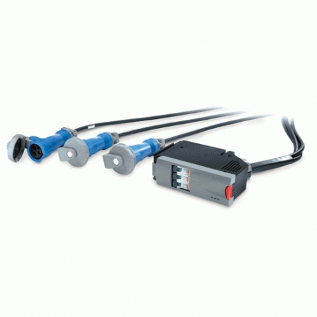 APC IT Power Distribution Module - Automatic circuit breaker (plug-in module) - AC 400 V - 3-phase - output connectors: 3 - for P/N: SY16K48H-PDNB, SY32K48H-PDNB, SY48K48H-PDNB, SY64K96H-NB, SY96K160H-NB, SY96K96H-NB - 7