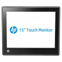 HP L6015tm Retail Touch Monitor - LED monitor - 15" - touchscreen - 1024 x 768 @ 60 Hz - TN - 350 cd / m² - 700:1 - 25 ms - DVI-D, VGA, DisplayPort - speakers - jack black