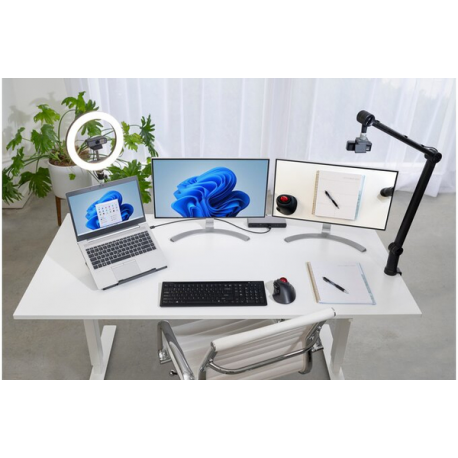 Kensington A1010 - Stand - telescopic - for microphone  /  webcam  /  light - 3 / 8" screw mount - desktop - 4