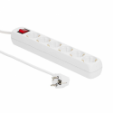 MicroConnect - Power strip - input: CEE 7 / 7 - output connectors: 6 - 1.8 m - white