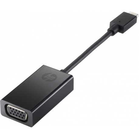 HP - External video adapter - USB-C - D-Sub - black - for Victus by HP Laptop 16; EliteBook 830 G6; Pavilion Plus Laptop 14; ZBook 17 G6, Create G7 - 3