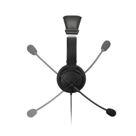 Kensington USB Hi-Fi Headphones - Headphones with mic - on-ear - wired - USB - 12