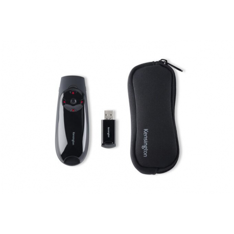 Kensington Presenter Expert Red Laser with Cursor Control - Presentation remote control - RF - black - 34