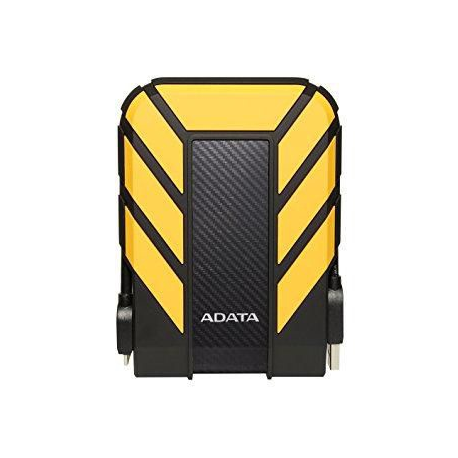 ADATA HD710P - Hard drive - 2 TB - external (portable) - 2.5" - USB 3.1 - yellow - 10
