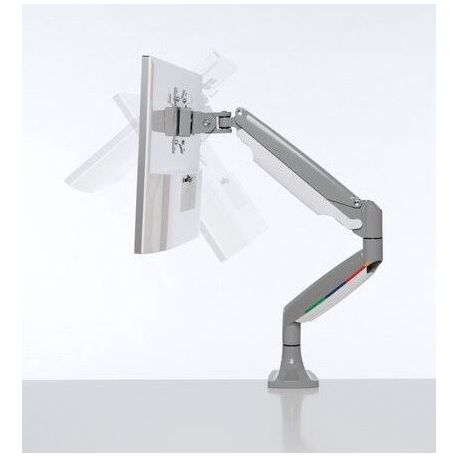 Kensington SmartFit One-Touch Single Monitor Arm - Mounting kit - adjustable arm - for Monitor - screen size: 13"-32" - desktop, C-clamp, grommet, desk-mountable - 26