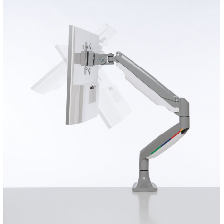 Kensington SmartFit One-Touch Single Monitor Arm - Mounting kit - adjustable arm - for Monitor - screen size: 13"-32" - desktop, C-clamp, grommet, desk-mountable - 36