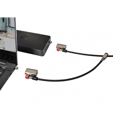 Kensington Clicksafe Keyed Twin Lock - Security cable lock set - 7
