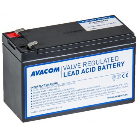 APC Replacement Battery Cartridge #110 - UPS battery - 1 x battery - Lead Acid - black - for P / N: BE650G2-CP, BE650G2-FR, BE650G2-IT, BE650G2-SP, BE650G2-UK, BX650CI-RS, BX650LI-GR - 0