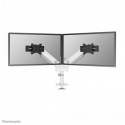 Neomounts NEXT One DS65S-950WH2 - Mounting kit (articulating arm) - full-motion - for 2 LCD displays - aluminium - white - screen size: 24"-34" - desk-mountable