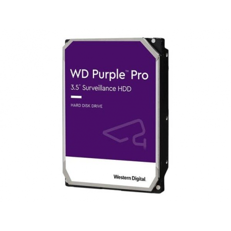 WD Purple Pro WD8002PURP - Hard drive - 8 TB - surveillance, smart video - internal - 3.5" - SATA 6Gb / s - 7200 rpm - buffer: 256 MB - 0