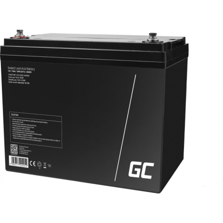 Green Cell - UPS battery - 1 x battery - Sealed Lead Acid (SLA) - 75 Ah - black - 2