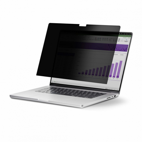 StarTech.com 15-inch MacBook Air 2023 Laptop Privacy Screen, Removable and Reversible Anti-Glare Privacy Filter, Magnetic Laptop Screen Protector with + / - 30 Deg. Viewing Angle - 51% Blue Light Reduction (15MAM-PRIVACY-SCREEN) - Notebook privacy filter - removable - magnetic - 15" - 0
