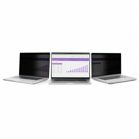 StarTech.com 15-inch MacBook Air 2023 Laptop Privacy Screen, Removable and Reversible Anti-Glare Privacy Filter, Magnetic Laptop Screen Protector with + / - 30 Deg. Viewing Angle - 51% Blue Light Reduction (15MAM-PRIVACY-SCREEN) - Notebook privacy filter - removable - magnetic - 15" - 1