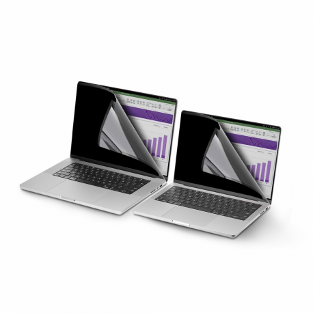 StarTech.com 15-inch MacBook Air 2023 Laptop Privacy Screen, Removable and Reversible Anti-Glare Privacy Filter, Magnetic Laptop Screen Protector with + / - 30 Deg. Viewing Angle - 51% Blue Light Reduction (15MAM-PRIVACY-SCREEN) - Notebook privacy filter - removable - magnetic - 15" - 4