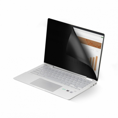 StarTech.com 14-inch 16:10 Touch Privacy Screen, Anti-Glare Privacy Filter, Laptop Monitor Screen Protector with + / - 30 Deg. View Angle, Flip-Over - 51% Blue Light Reduction (14LT6-PRIVACY-SCREEN) - Notebook privacy filter - adhesive, hinge tabs, flip hinges - 16" - 4