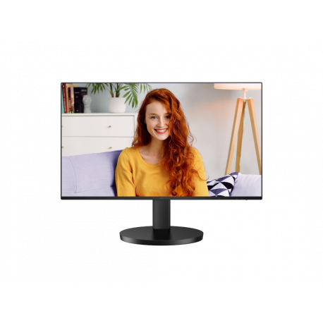 AOC Basic-line 24B3CF2 - LED monitor - 24" (23.8" viewable) - 1920 x 1080 Full HD (1080p) @ 100 Hz - IPS - 250 cd / m² - 1300:1 - 1 ms - HDMI, USB-C - speakers - black - 1