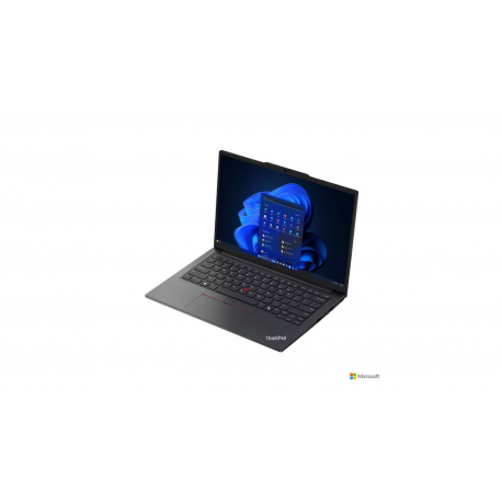 Lenovo ThinkPad E14 Gen 6 21M7 - Intel Core Ultra 7 - 155H  /  up to 4.8 GHz - Win 11 Pro - Intel Arc Graphics - 16 GB RAM - 512 GB SSD TCG Opal Encryption 2, NVMe - 14" IPS 1920 x 1200 - Wi-Fi 6E, Bluetooth - graphite black - kbd: English - with 2 Years Lenovo Depot Support, CO2 Offset 0.5 ton (2nd Gen) - 0