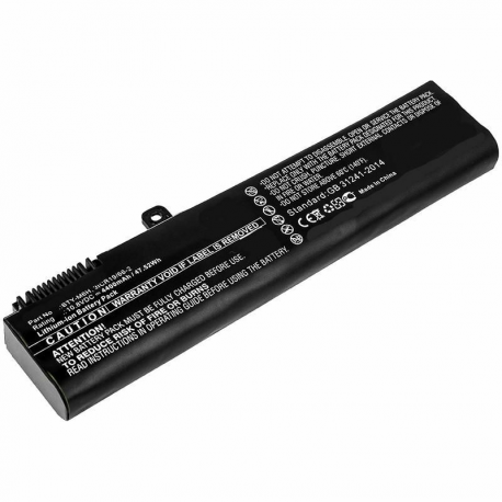 CoreParts - Laptop battery (equivalent to: MSI BTY-M6H) - Lithium Ion - 6-cell - 4.4 Ah - 47 Wh - black - for MSI GE62 2QL; GE62 6QC; GE62 6QD; GE62 6QE; GE62 6QF; GE62 6QL; GE62 7RD; GE62 7RE - 0
